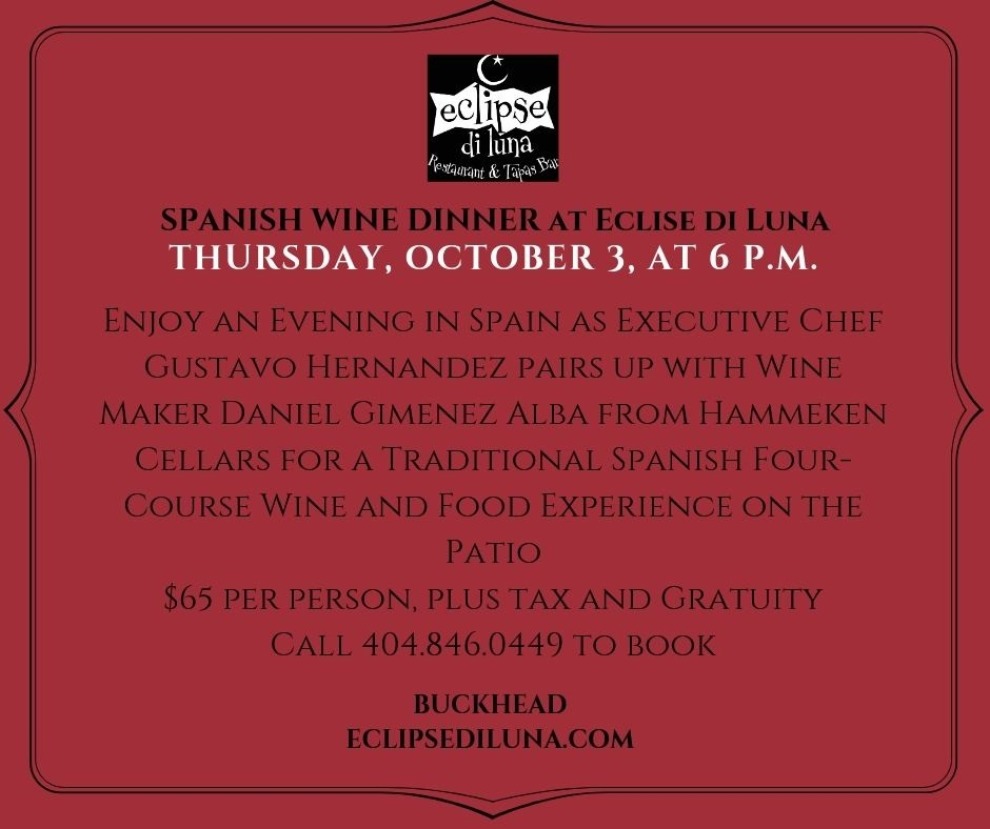Eclipse Spanish Wine Dinner